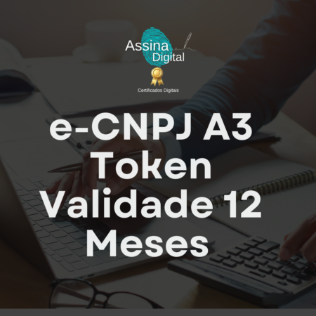 e-CNPJ A3 Token Validade 12 Meses