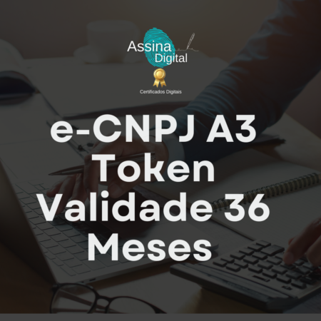 e-CNPJ A3 Token Validade 36 Meses